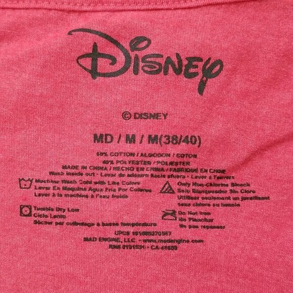 Disney Santa Mickey Mouse Christmas‎ Holiday Graphic T-Shirt M 38/40 - Picture 6 of 7